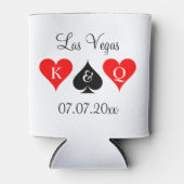Trouwen met Las Vegas custom bruiloft Blikjeskoeler (Voorkant)