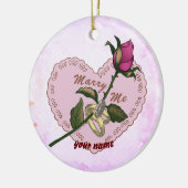 Trouwen met mij ornament (Links)