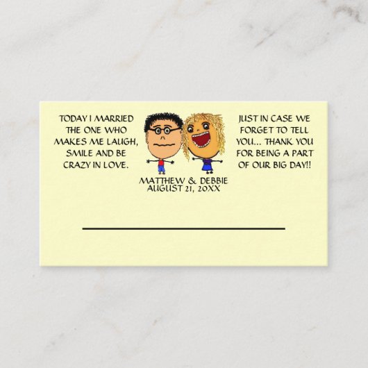 Trouwen met mijn beste vriend Plaatskaart Plaatskaartje (Voorkant)