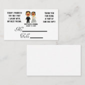 Trouwen met mijn beste vriend Plaatskaarten Plaatskaartje (Voorkant / Achterkant)