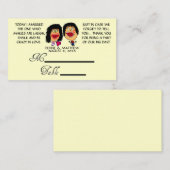 Trouwen met mijn beste vriend Plaatskaarten Plaatskaartje (Voorkant / Achterkant)