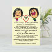 Trouwen met mijn BFF bruiloft uitnodiging (Staand voorkant)