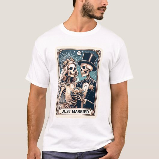 Trouwen met Tarot Kaart T-shirt (Voorkant)