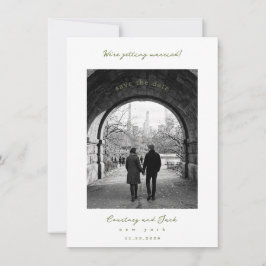Trouwen Olive Save The Date