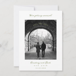 Trouwen Olive Save The Date