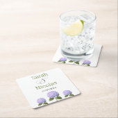 Trouwen onderzetters gepersonaliseerde minimalist (Insitu)