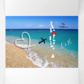 Trouwen op de Malediven Drieluik Uitnodiging (Binnenkant midden)