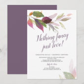 Trouwen op de Vlucht Alleen Maar Liefde Kaart (Voorkant / Achterkant)