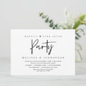 Trouwen op de vlucht, feest voor altijd gelukkig kaart (Staand voorkant)