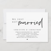 Trouwen op de Vlucht, We Zijn Getrouwd  Kaart (Voorkant)