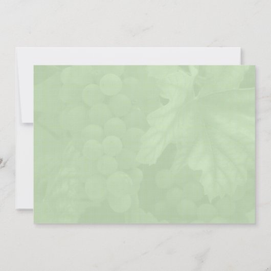 Trouwen op de wijngaard uitnodiging (Achterkant)