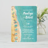 Trouwen op uitnodiging van het Zee (Staand voorkant)