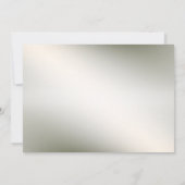 Trouwen Roze Bloemen Lijst Waterverf Glanzend Bron Save The Date (Achterkant)