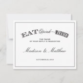 trouwen | RSVP-Briefkaart RSVP Kaartje (Voorkant)