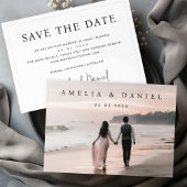 Trouwen save de datum aangepaste fotokaart kaart