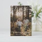Trouwen Save The Date Aankondiging (Staand voorkant)
