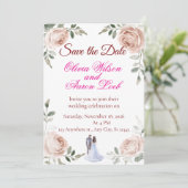 Trouwen (Save-the-Date aankondiging) Save The Date (Staand voorkant)