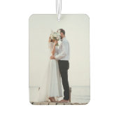 Trouwen Save the Date Afbeelding Luchtverfrisser (Achterkant)