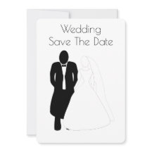 Trouwen Save The Date Bruidegom