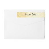 Trouwen Save The Date Gold Foil Stars Confetti (Achterkant)