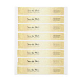 Trouwen Save The Date Gold Foil Stars Confetti (Vel)