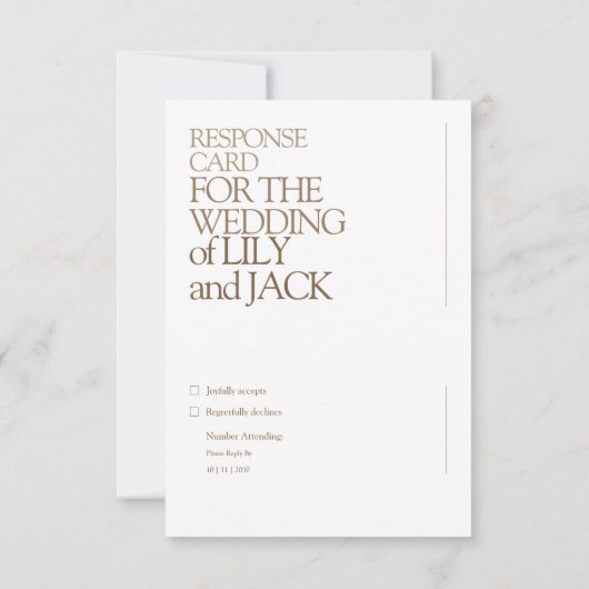 Trouwen Save the Date Kaart met Foto RSVP (Achterkant)