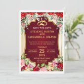 Trouwen Save the Date Kaarten (Staand voorkant)