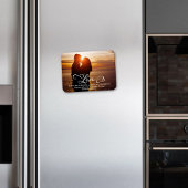 Trouwen Save the Date Love Script Foto Magneet