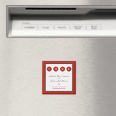 Trouwen Save the Date Magnet (Insitu (Vaatwasser))