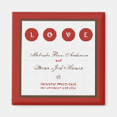 Trouwen Save the Date Magnet (Voorkant)