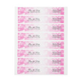 Trouwen Save The Date Roze Glitter Lights (Vel)