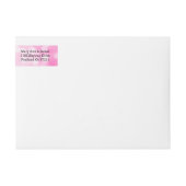 Trouwen Save The Date Roze Glitter Lights (Voorkant)