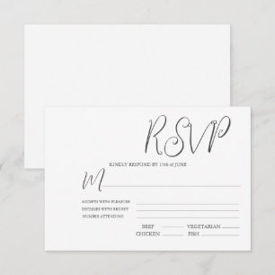 Trouwen Sjabloon RSVP