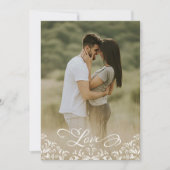 Trouwen Sla de datumfotosjabloon op Save The Date (Voorkant)