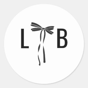Trouwen Sticker en label met boog