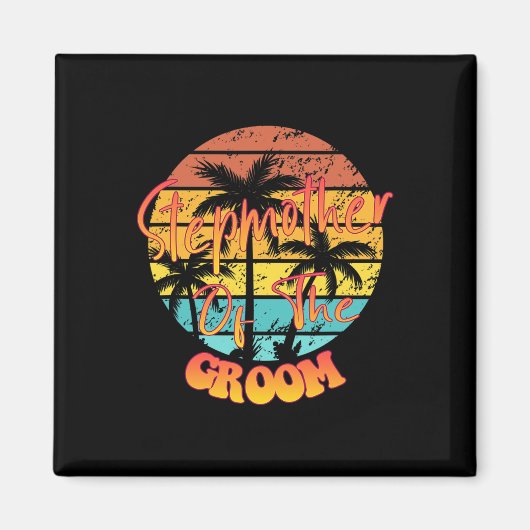 Trouwen - stiefmoeder van de bruidegom Grappige ge Magneet (Voorkant)