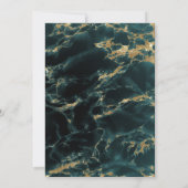 TROUWEN | Teal Saffier Aquarel BarefootBride™ (Achterkant)