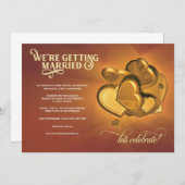 Trouwen Uitnodiging (V3) (Voorkant / Achterkant)