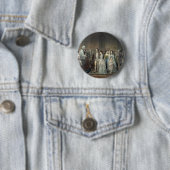 Trouwen van George Washington knop Ronde Button 5,7 Cm (In situ)