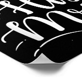 Trouwen Verloving in zijn Mrs. Bride Gift Idee Gro Poster (Hoek)