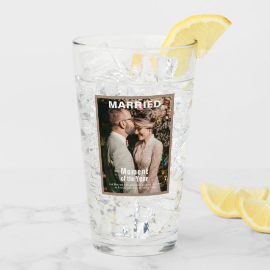 Trouwen Voeg foto toe Glas (Achterkant ijs)