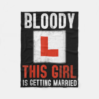 Trouwen voorstel idee voor verloofde &amp; wo fleece deken