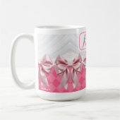 Trouwen Vrijgezellenfeest Roze Bogen Coquette Mok (Links)