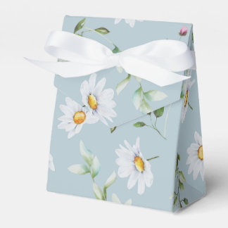 Trouwen Vrijgezellenfeest Tent Blue Daisy Favoriet Bedankdoosjes