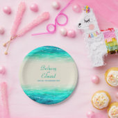 Trouwen waterverf zee zand custom papier bord (Feest)