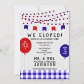 💍Trouwen we zijn weggelopen! picknickfeest | BBQ  Kaart (Voorkant)