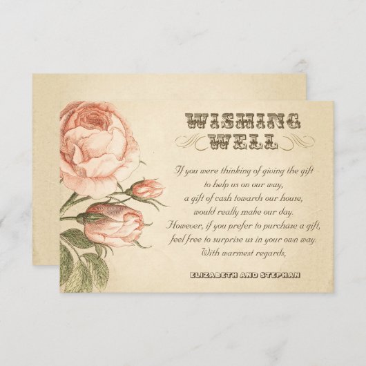 Trouwen wenst goed  kaarten (Voorkant / Achterkant)