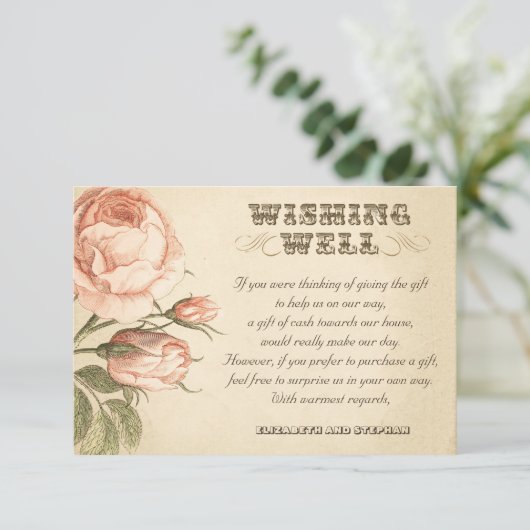 Trouwen wenst goed  kaarten (Staand voorkant)