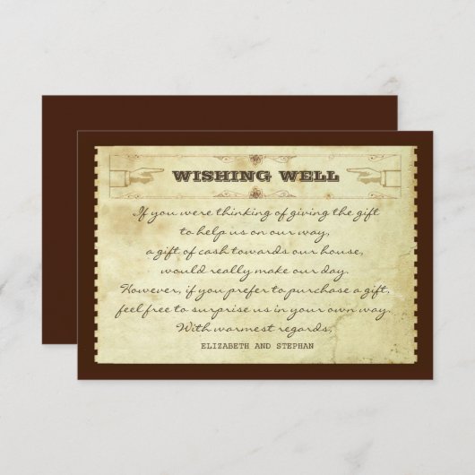 Trouwen wenst goed kaarten (Voorkant / Achterkant)