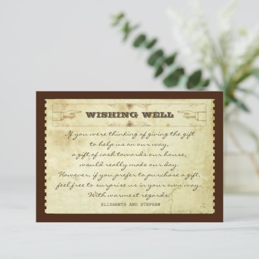 Trouwen wenst goed  kaarten (Staand voorkant)